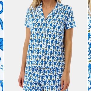 Roller Rabbit Monkey Polo Pajamas